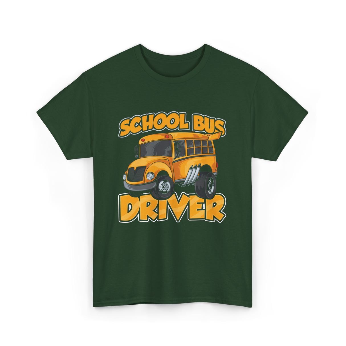 School Bus Driver Bus Driver T-Shirt - Forest Green