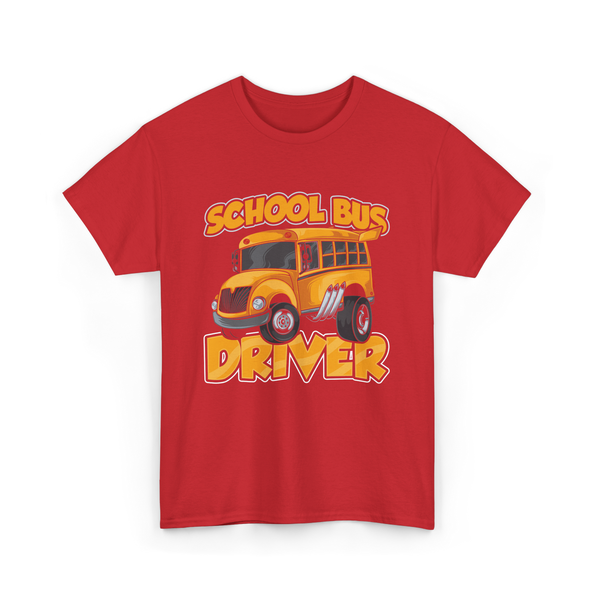 School Bus Driver Bus Driver T-Shirt - Red