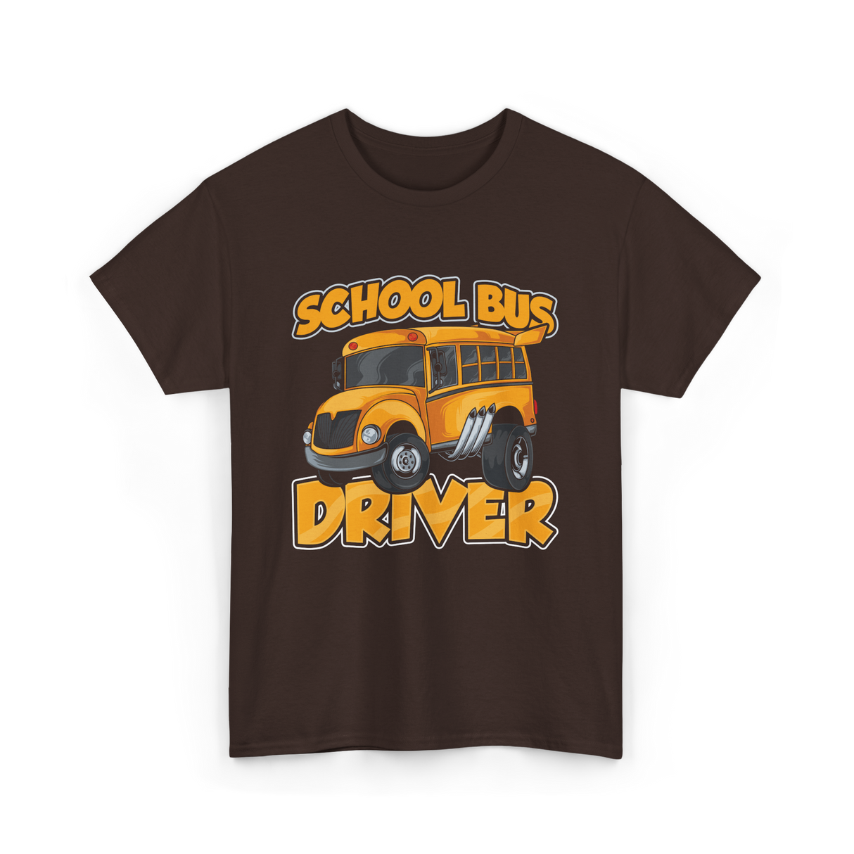 School Bus Driver Bus Driver T-Shirt - Dark Chocolate