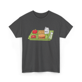 School Lunch Tray Lunch Lady T-Shirt - Dark Heather