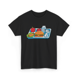 School Lunch Tray School Lunch Lady T-Shirt - Black