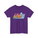 School Lunch Tray School Lunch Lady T-Shirt - Purple