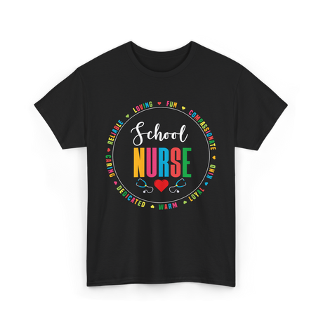 School Nurse Nurse Nurses T-Shirt - Black