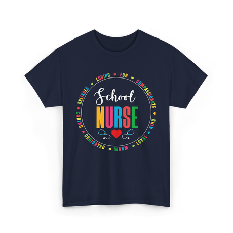 School Nurse Nurse Nurses T-Shirt - Navy