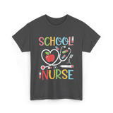 School Nurse Nursing Care T-Shirt - Dark Heather