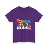 School Nurse Nursing Kids T-Shirt - Purple