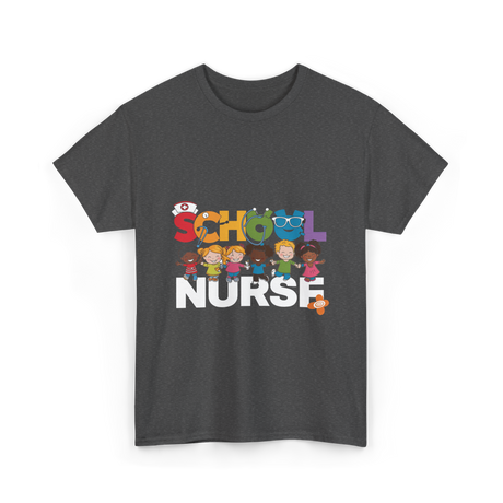 School Nurse Nursing Kids T-Shirt - Dark Heather