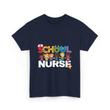 School Nurse Nursing Kids T-Shirt - Navy