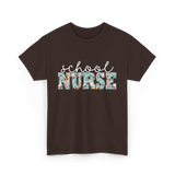 School Nurse Nursing Nurse T-Shirt - Dark Chocolate