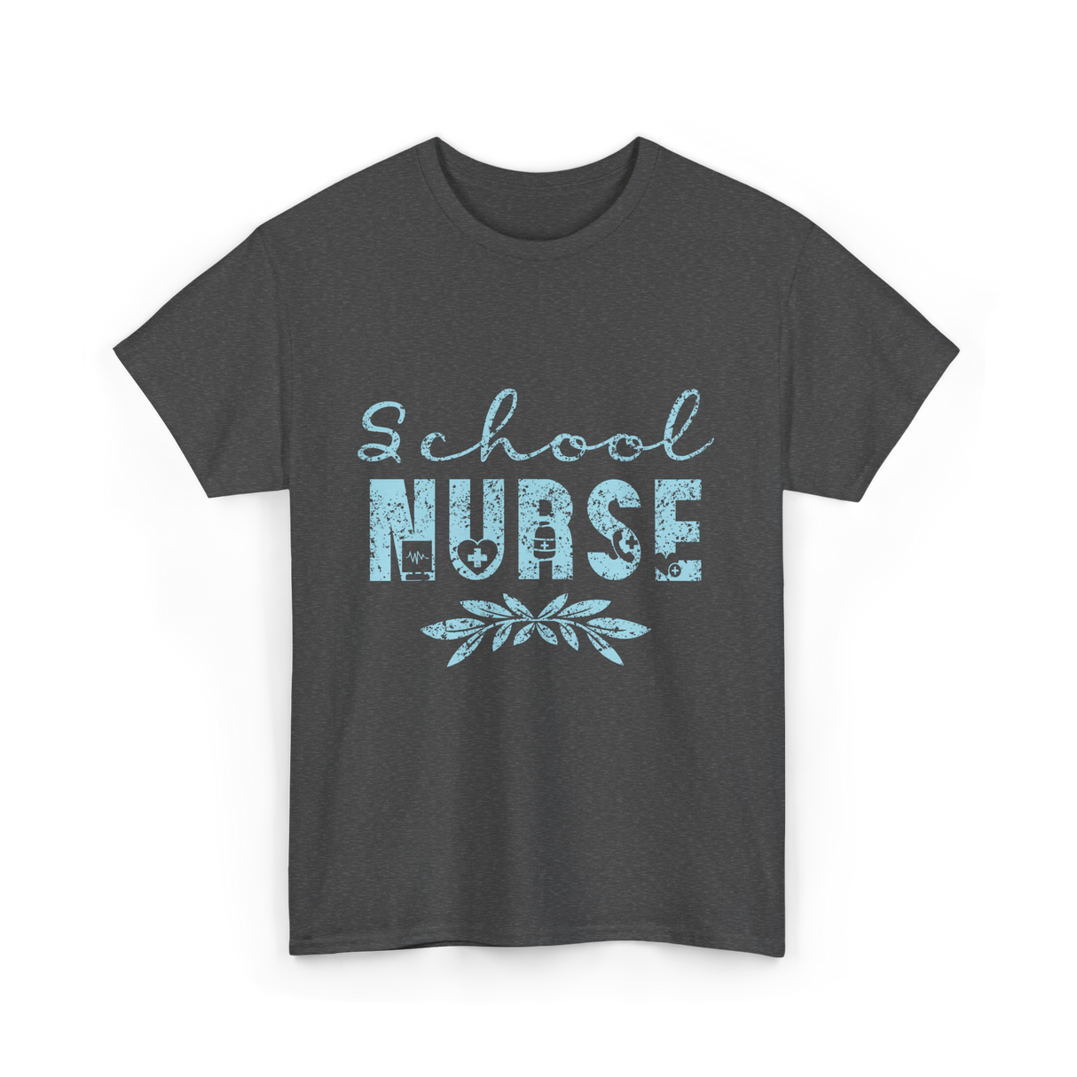 School Nurse Nursing Nurse T-Shirt - Dark Heather