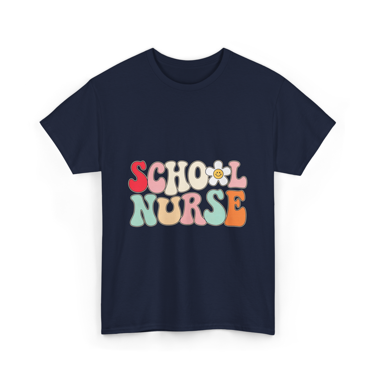 School Nurse Nursing Nurse T-Shirt - Navy