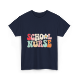 School Nurse Nursing Nurse T-Shirt - Navy