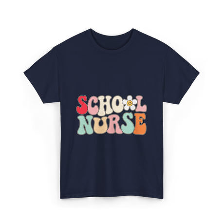 School Nurse Nursing Nurse T-Shirt - Navy