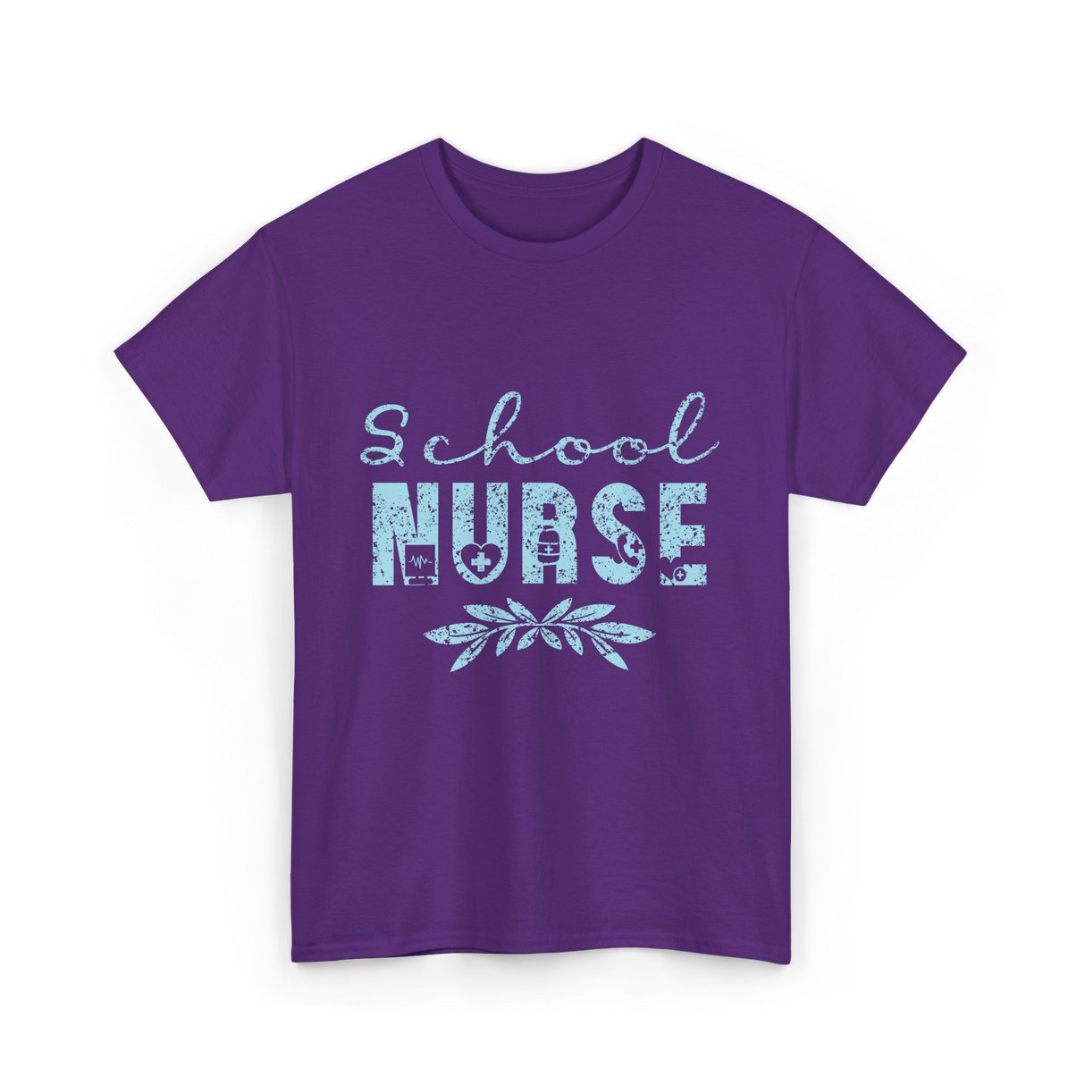 School Nurse Nursing Nurse T-Shirt - Purple