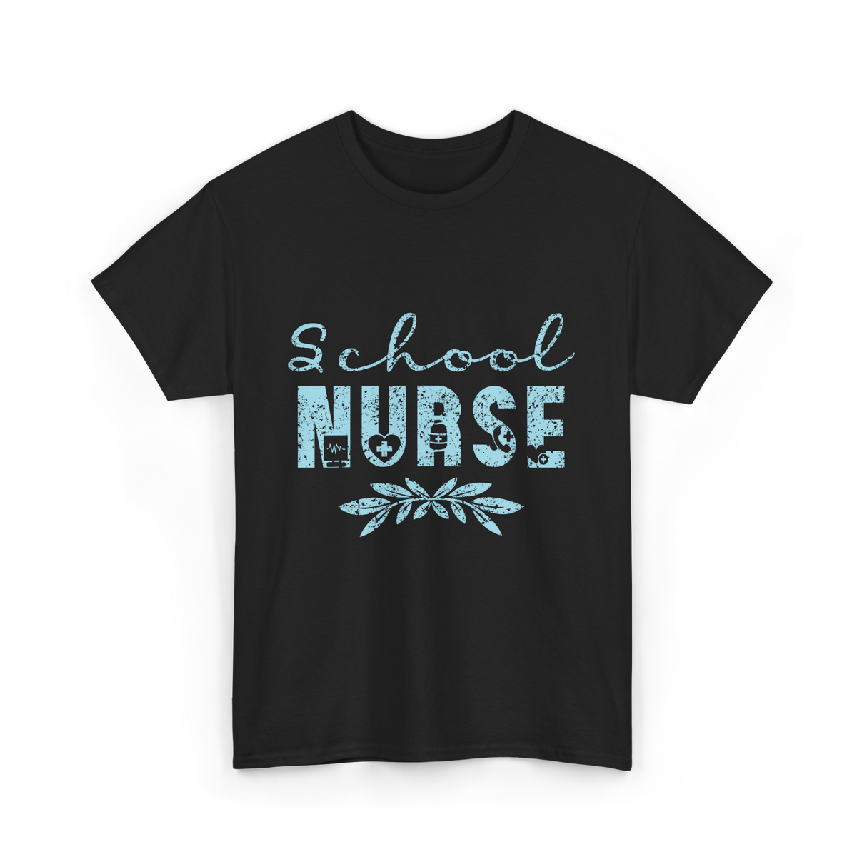 School Nurse Nursing Nurse T-Shirt - Black