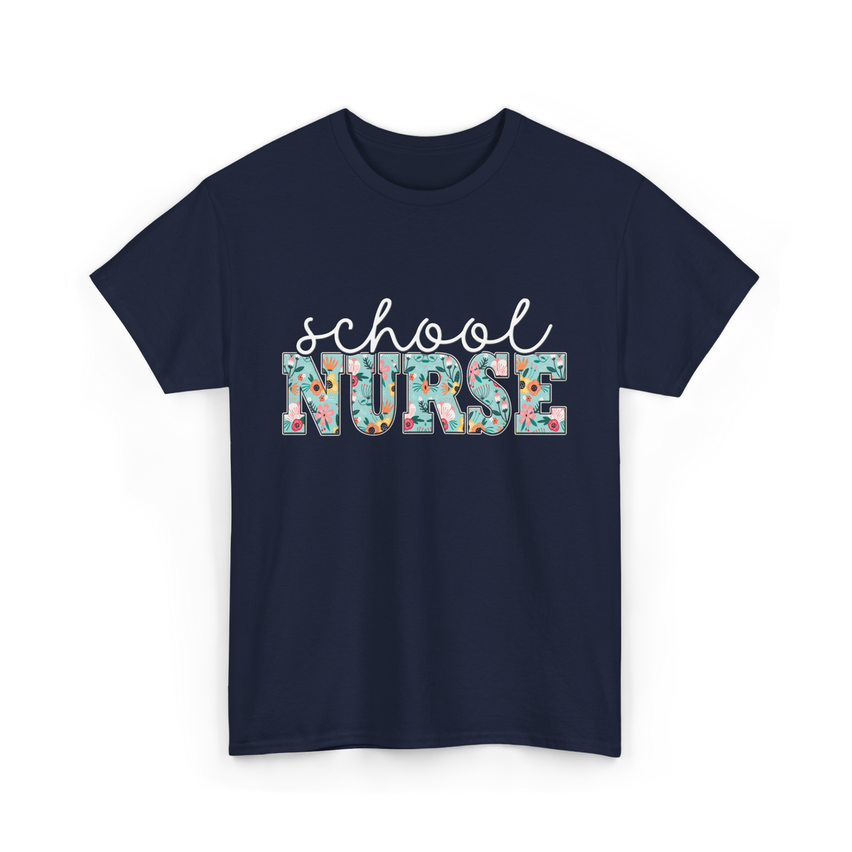 School Nurse Nursing Nurse T-Shirt - Navy