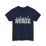 School Nurse Nursing Nurse T-Shirt - Navy