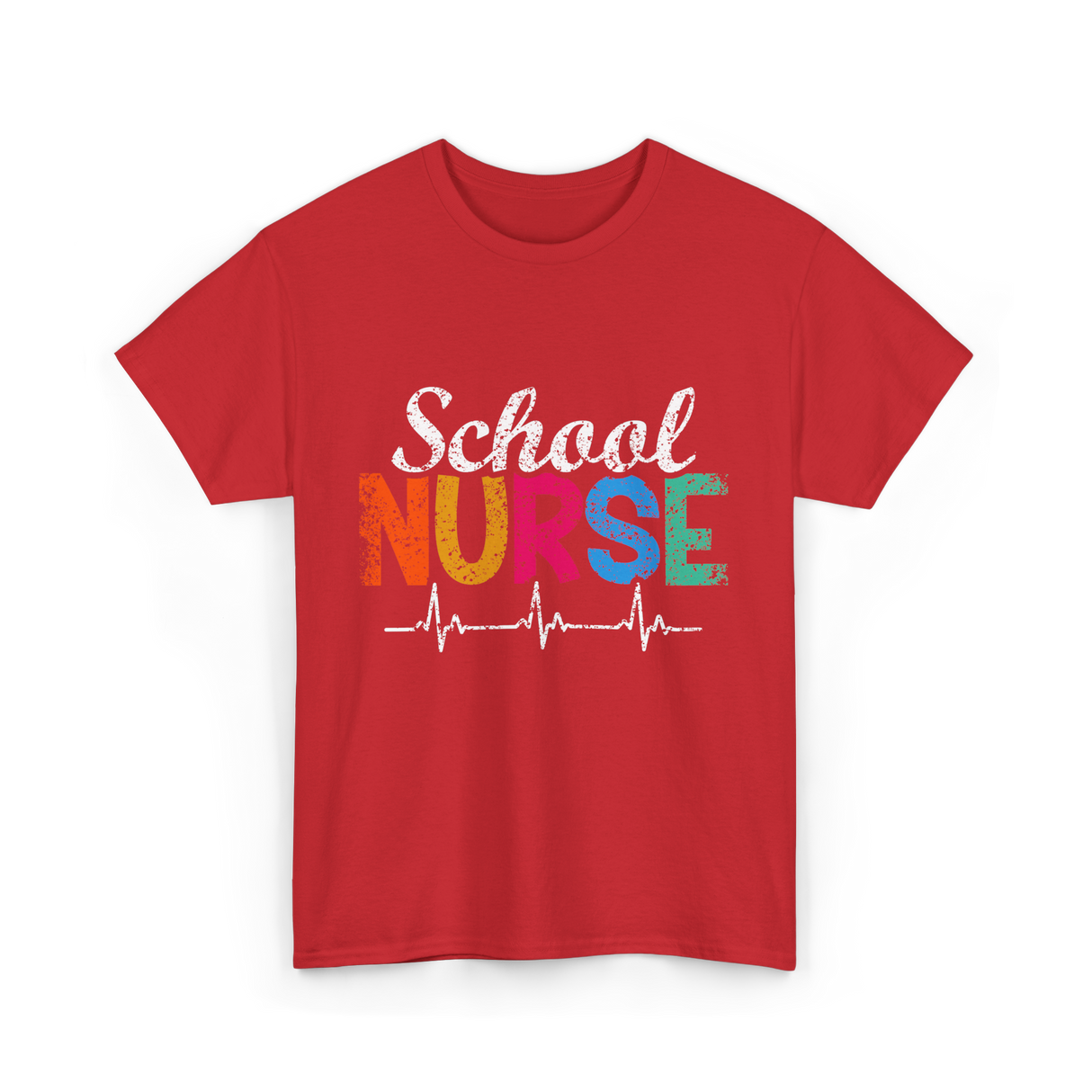 School Nurse Nursing School Nurse T-Shirt - Red