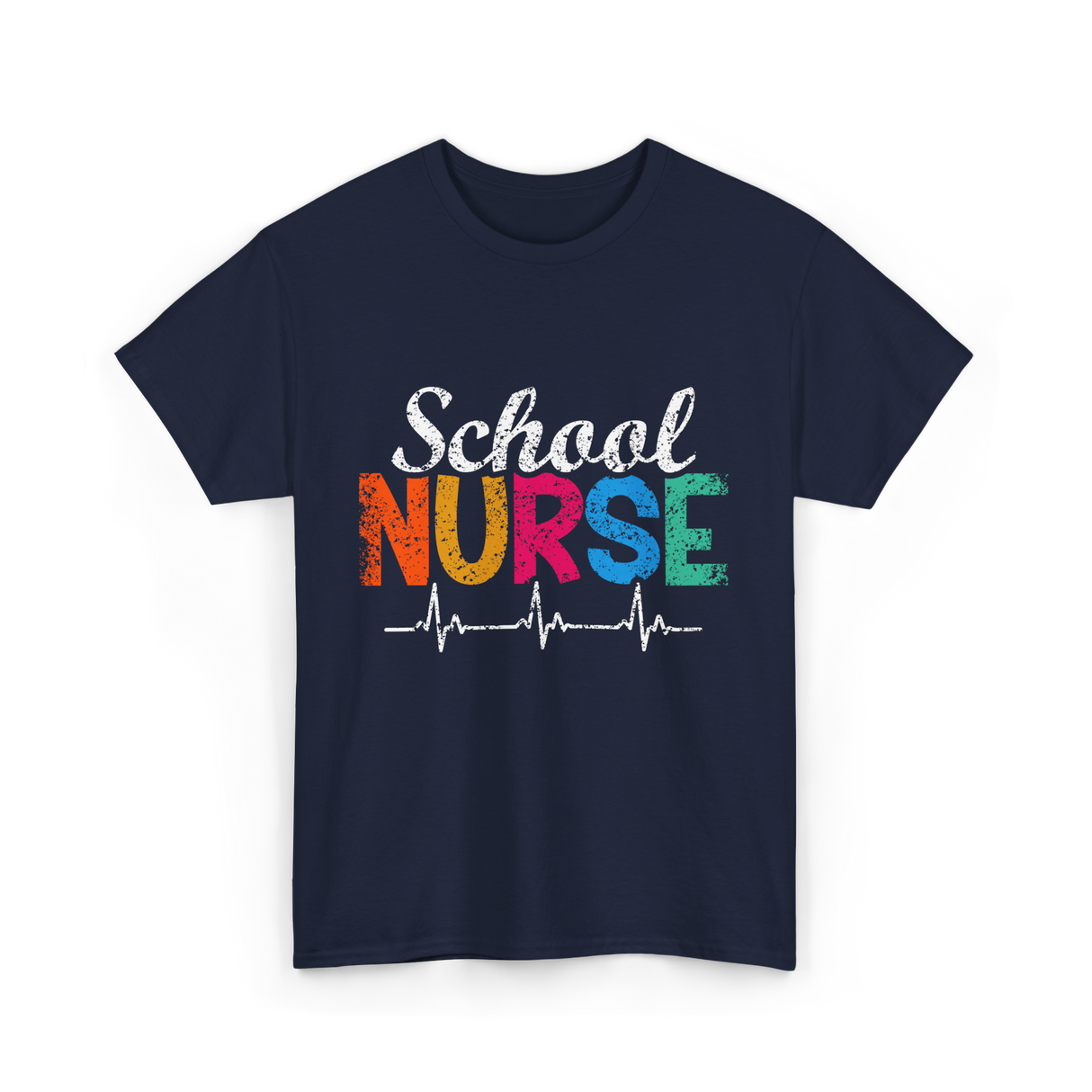 School Nurse Nursing School Nurse T-Shirt - Navy