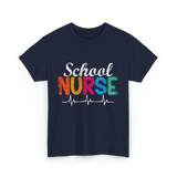 School Nurse Nursing School Nurse T-Shirt - Navy