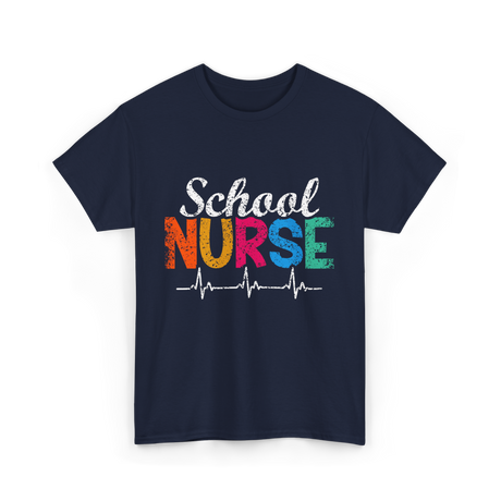 School Nurse Nursing School Nurse T-Shirt - Navy