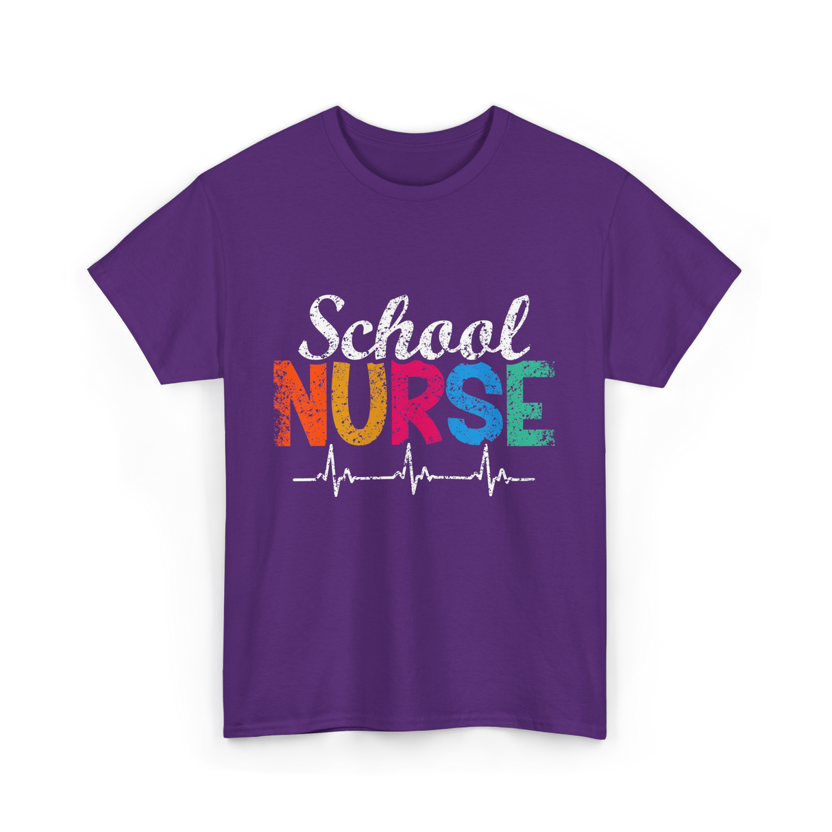 School Nurse Nursing School Nurse T-Shirt - Purple