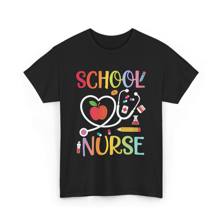 School Nurse T-Shirt - Black