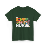 School Nurse T-Shirt - Forest Green