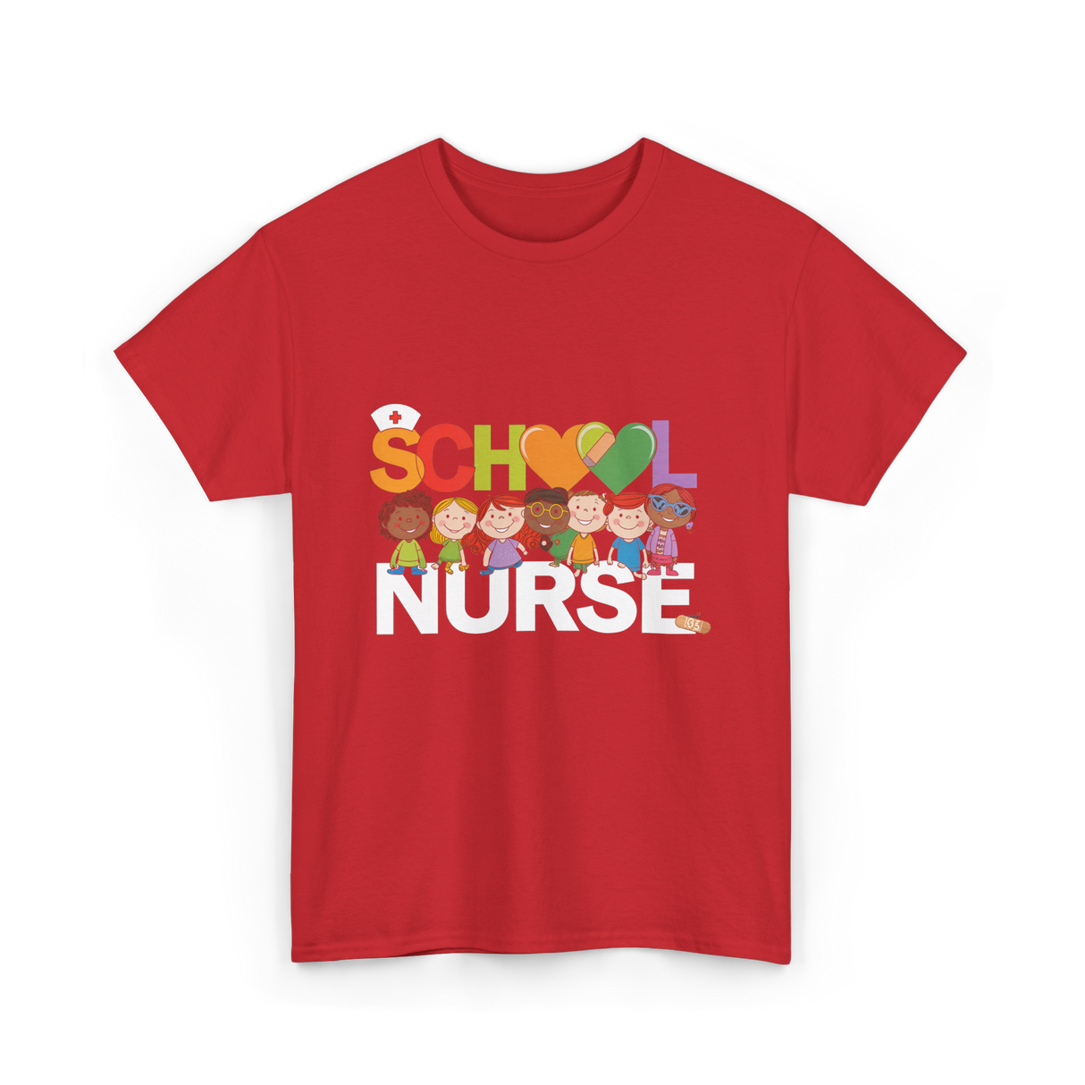 School Nurse T-Shirt - Red