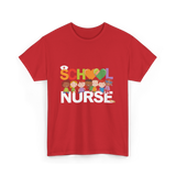 School Nurse T-Shirt - Red