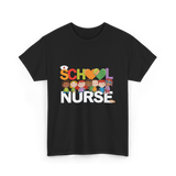 School Nurse T-Shirt - Black