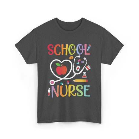 School Nurse T-Shirt - Dark Heather