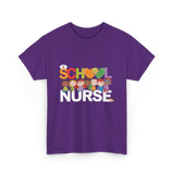 School Nurse T-Shirt - Purple