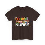 School Nurse T-Shirt - Dark Chocolate