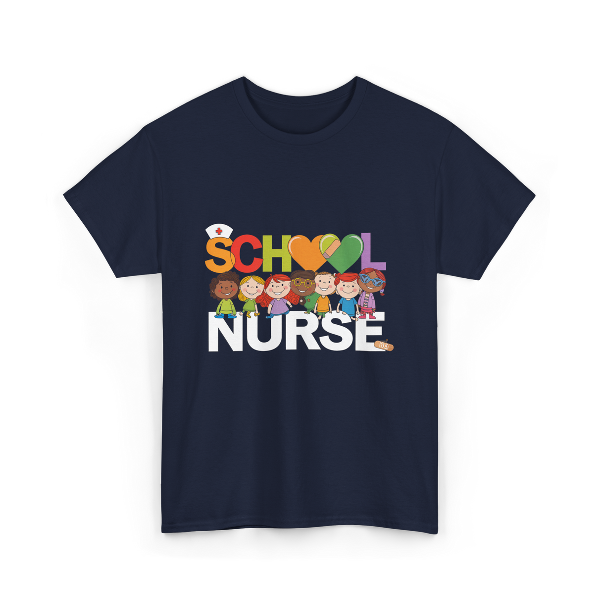 School Nurse T-Shirt - Navy