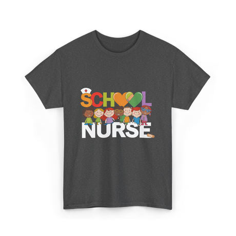 School Nurse T-Shirt - Dark Heather