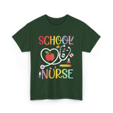 School Nurse T-Shirt - Forest Green