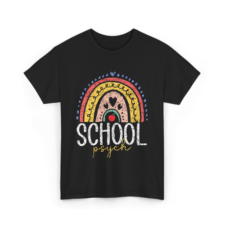 School Psych Psychology Education T-Shirt - Black