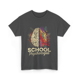 School Psychologist Psychology Brain T-Shirt - Dark Heather