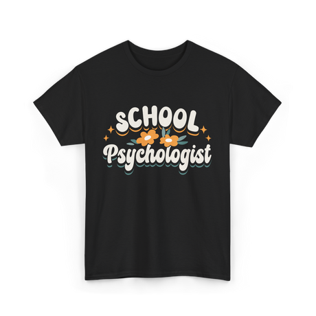 School Psychologist Psychology Educator T-Shirt - Black