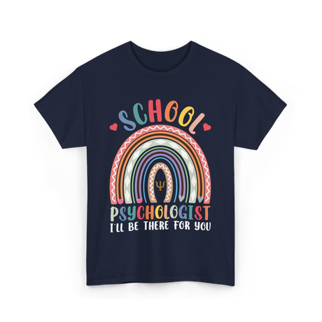 School Psychologist Psychology T-Shirt - Navy