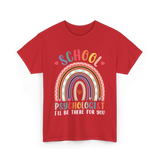 School Psychologist Psychology T-Shirt - Red