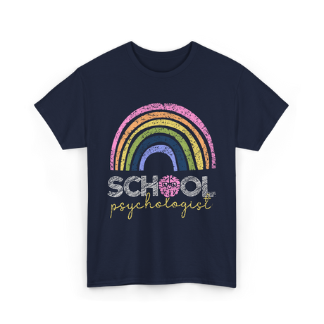 School Psychologist Psychology T-Shirt - Navy