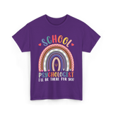 School Psychologist Psychology T-Shirt - Purple