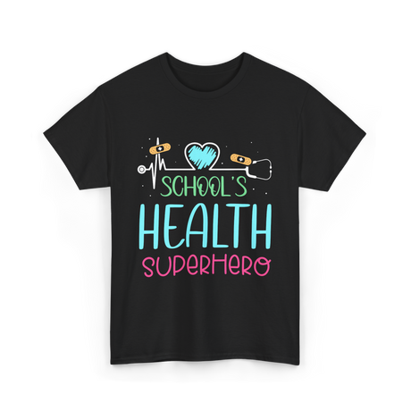 School's Health Superhero Health T-Shirt - Black