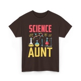 Science Aunt Science Educator T-Shirt - Dark Chocolate