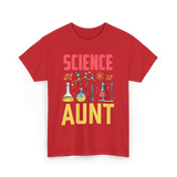 Science Aunt Science Educator T-Shirt - Red