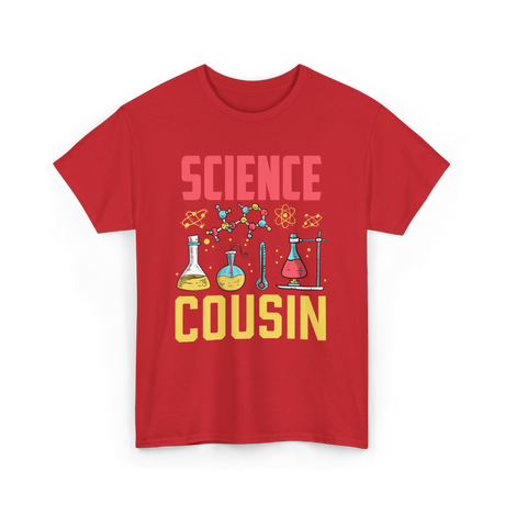 Science Cousin Scientist Researcher T-Shirt - Red