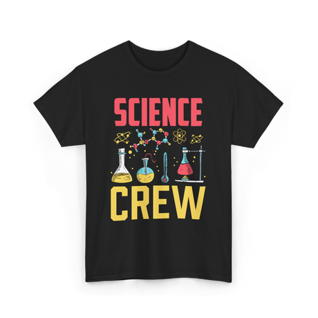 Science Crew Scientist Researcher T-Shirt - Black