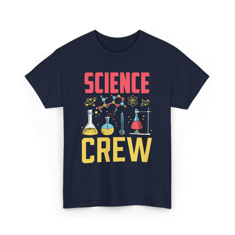 Science Crew Scientist Researcher T-Shirt - Navy